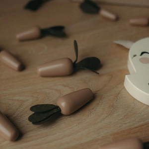 Балансир деревянный Mrs. Ertha "Bunny Balance", бежевый